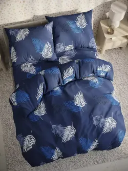 Наволочка комплект 2шт Полисатин Мечта "Павлина" 50x70 см на молнии