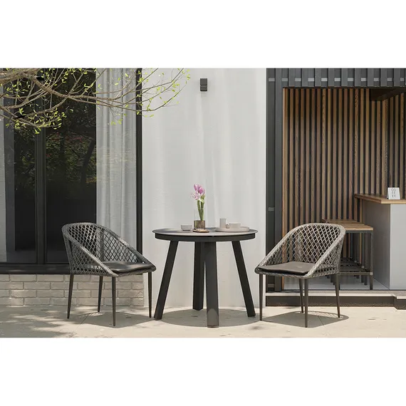 Плетеный стул Sverre, серый