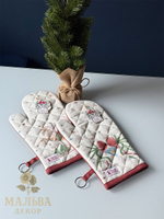 Прихватка-варежка "Лошадка/Подкова-карусель Амели" 19x32 см