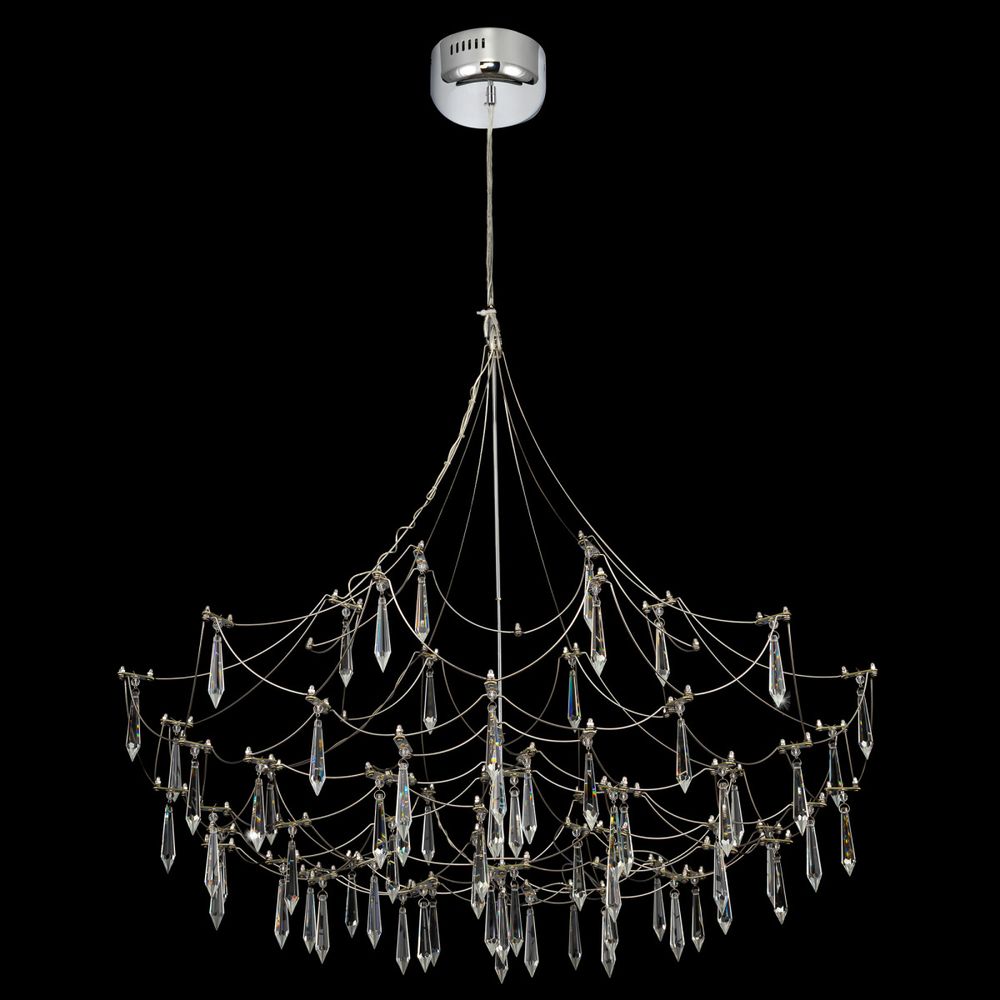 Citilux ASTER CL208020 LED Хрустальная люстра с пультом