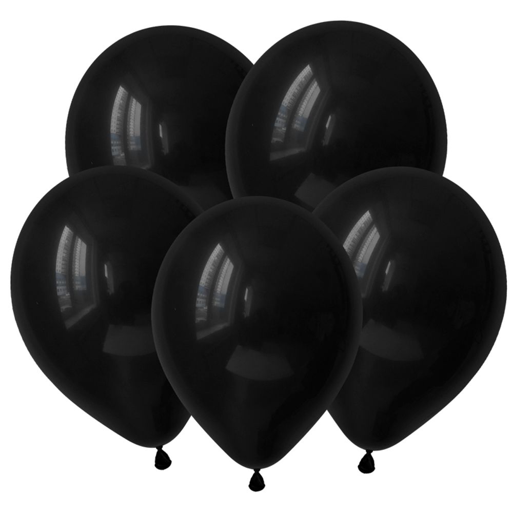 Шар 5&quot; Черный пастель/ Black деко