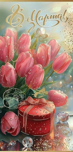 Открытка "8 Марта!" 8100873 (Праздник)