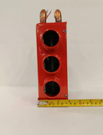 Печка (12 вольт, 3 секции) доп. прогрева салона 3/0 - 3 отверстия ( 3 СЕКЦИИ печь отопитель ) **