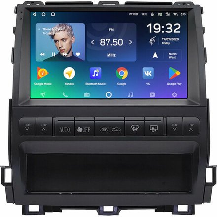 Магнитола для Lexus GX470 J120, Toyota Land Cruiser Prado 120 (любая комплектация, рамка тип 3) - Teyes SPRO+ на Android 10, ТОП процессор, 4Гб+32Гб, 4G SIM-слот