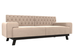 Диван прямой Мюнхен Люкс, Бежевый, Велюр, 109120