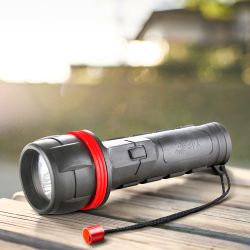 Светодиодный фонарь ЭРА R2D ручной на батарейках резина | Универсальные  фонари