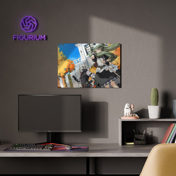 Постер Corin and Lycaon in park - Zenless Zone Zero