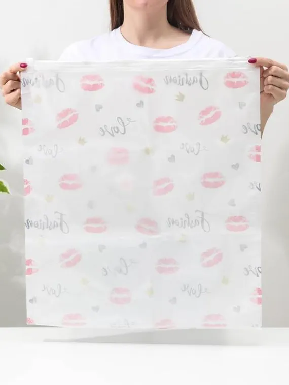 Вакуумный пакет для хранения вещей «Помада», 50×60 см, с рисунком