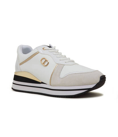 Кожаные кроссовки TWINSET - белый(232TCT210)