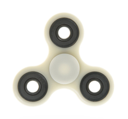 Недорогая игрушка-антистресс спиннер FIDGET SPINNER белый в коробке