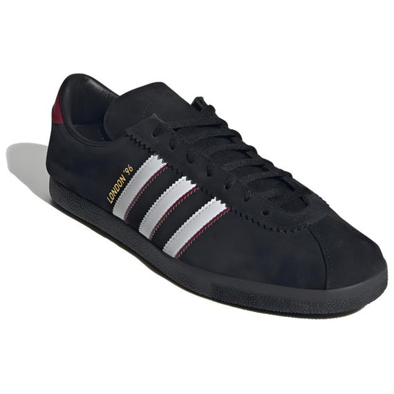Кроссовки adidas originals LONDON 96 для скейтборда Низкие Кроссовки Черный/Белый Унисекс