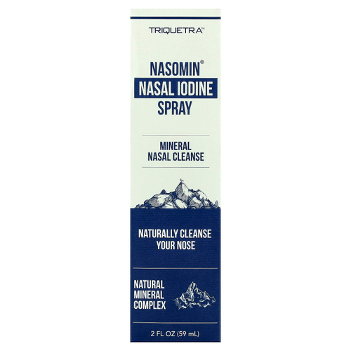 Triquetra Health, Nasomin®, назальный йодный спрей, 59 мл (2 жидк. унции)