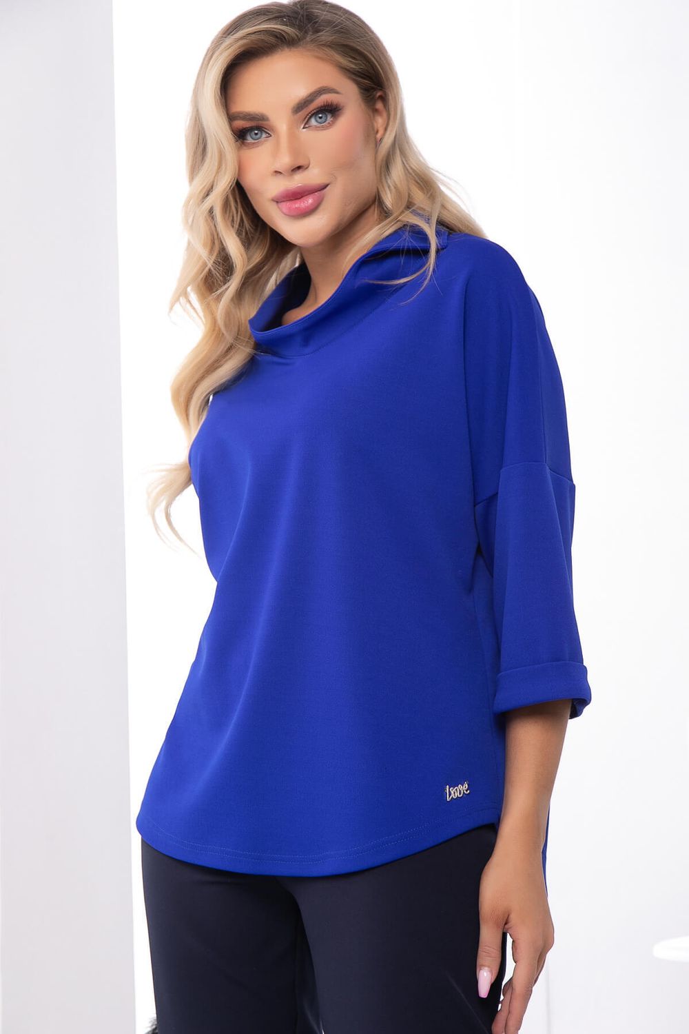 Блуза "Аста" Б7332 (электрик) LT Collection (Акция)