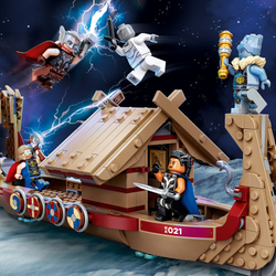 Конструктор LEGO Marvel - Лодка-коза 76208