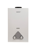 Газовая колонка Eco W-20 белая OASIS (20 кВт), без дисплея