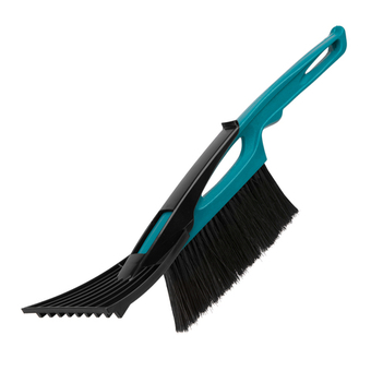 Щетка-сметка для снега со скребком 400 мм, бирюзовая Sparta