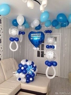 Шары на выписку №13