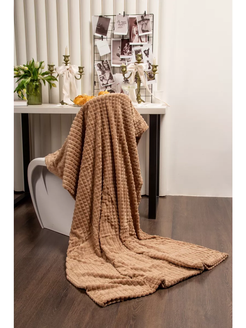 Плед евро 200х220 для дивана и кровати