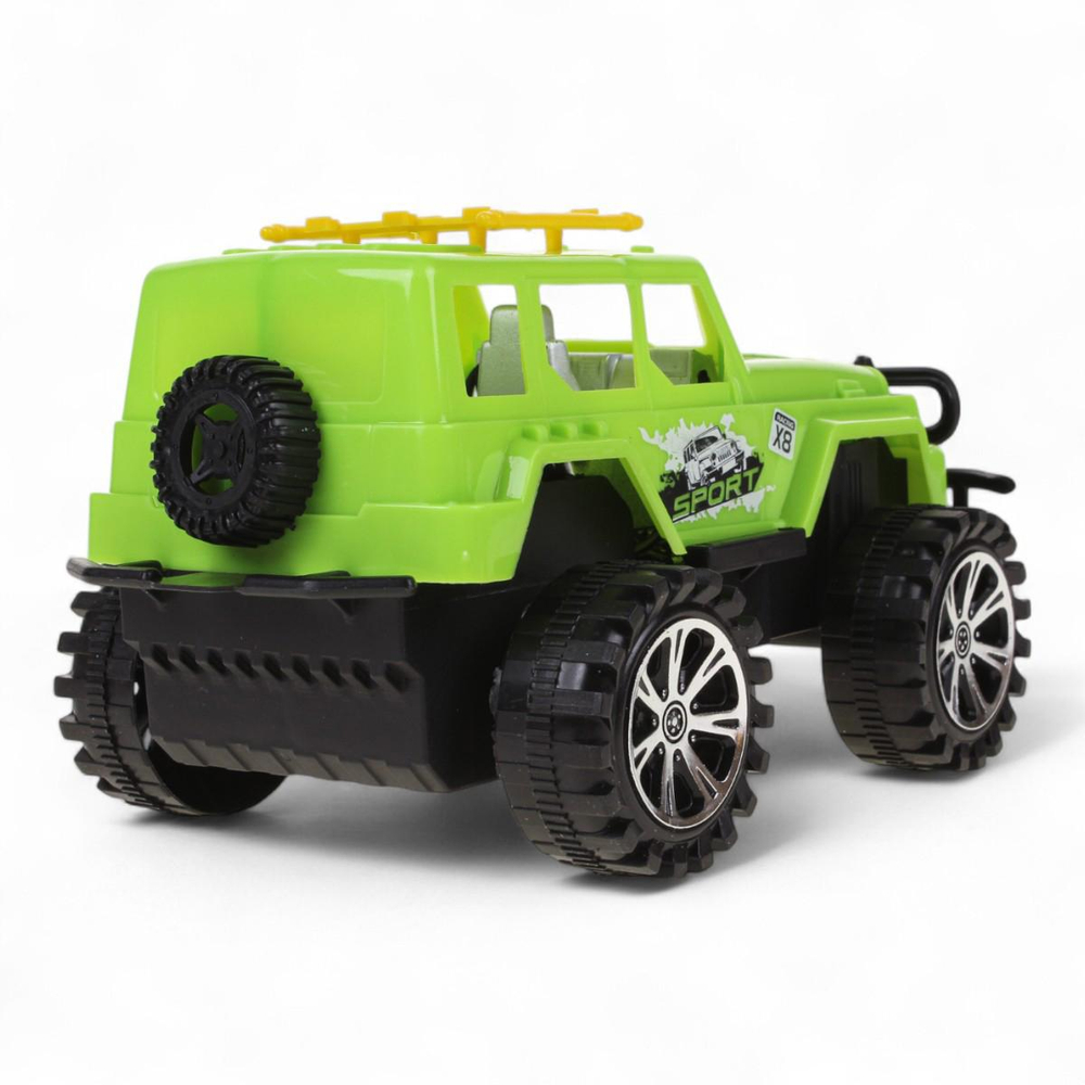 Джип на РУ 24,5*13*13см. движение вперед/назад, зеленый