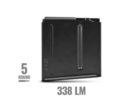 Магазин MDT 338 Lapua Magnum 3.600 coal (3.715) металлический на 5 патронов, с вставкой
