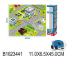 Коврик игровой с машиной, коробка MY1401