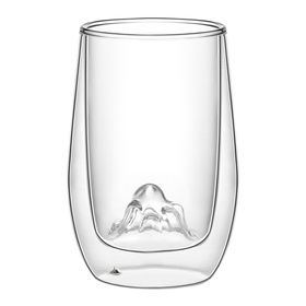 Набор кружек 2шт*250 мл, термостойкое стекло, двойные стенки