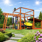 Детская площадка Савушка КУБ-4 (Махагон)