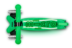 Самокат Mini Micro Deluxe Glow Plus (светящийся) LED ледяной лайм