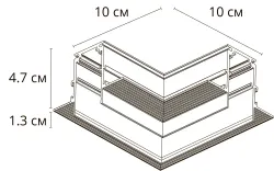 Коннектор угловой для встраиваемого шинопровода Arte Lamp