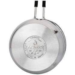 КОВШ AGNESS МОНБЛАН 12Х8 СМ, 0,9 Л, НЕРЖ СТАЛЬ ИНДУКЦИОННОЕ ДНО