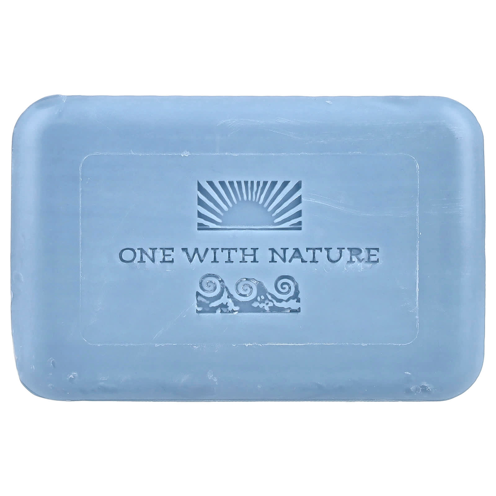 One with Nature, кусковое мыло с минералами Мертвого моря, лаванда, 198 г (7 унций)