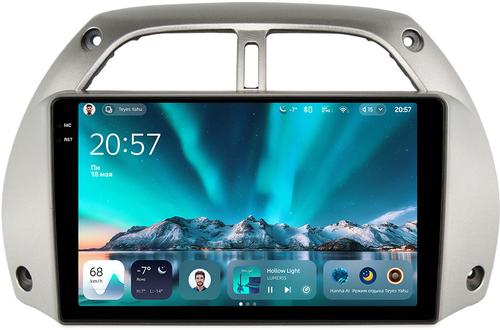 Магнитола для Toyota RAV4 2 2000-2003 - Teyes CC4 монитор 9.2" 2K QLED на Android 14, Быстрейшая, Snapdragon 680, DSP, CarPlay, 4G SIM-слот