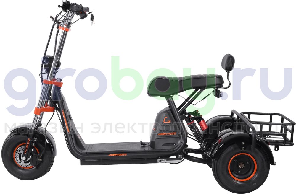 Электроскутер KUGOO C4 1200W (48V/21Ah) фото №6