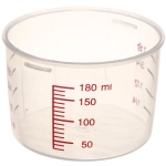 Банка для продуктов пластиковая 1,5л с мерным стаканчиком