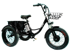Электрический трицикл фэтбайк GreenCamel Трайк-F20 (500W 12Ah), Красный