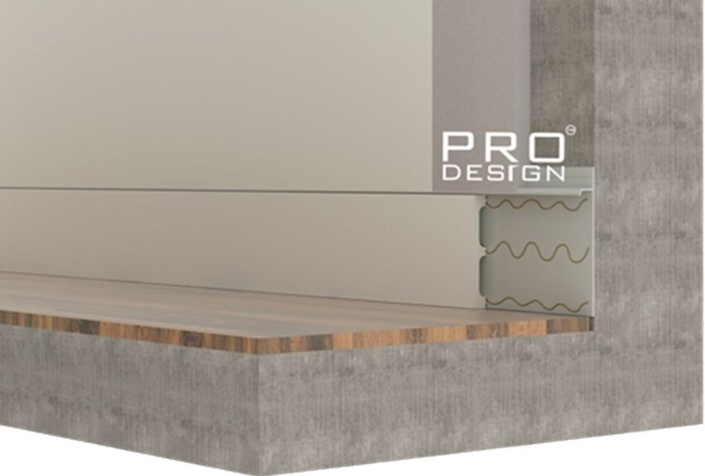 Вставка в плинтус Pro Design дюрополимер, 2700x80 мм