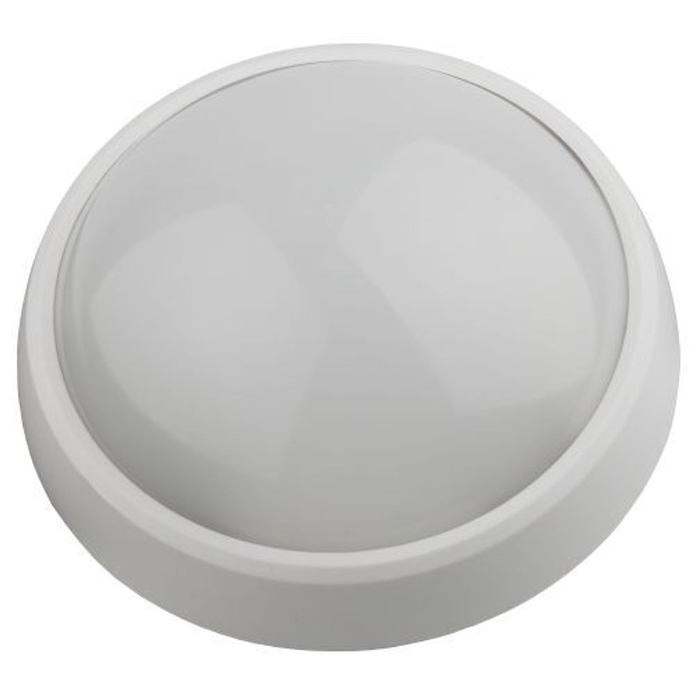 Светильник светодиодный SPB-1-12 (W) ЖКХ 180х80 12Вт 960лм 4000К IP54 круг бел. (инд.упак.) ЭРА Б0036397 Светильник светодиодный SPB-1-12 (W) ЖКХ 180х80 12Вт 960лм 4000К IP54 круг бел. (инд.упак.) ЭРА Б0036397