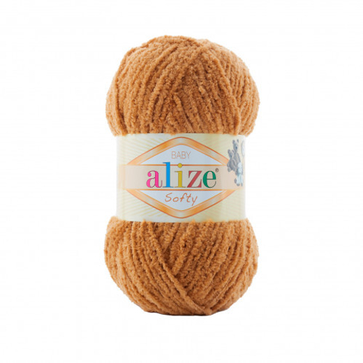 ALIZE "SOFTY" 100% Микрополиэстер, 50 гр., 115 м, Бежевый меланж