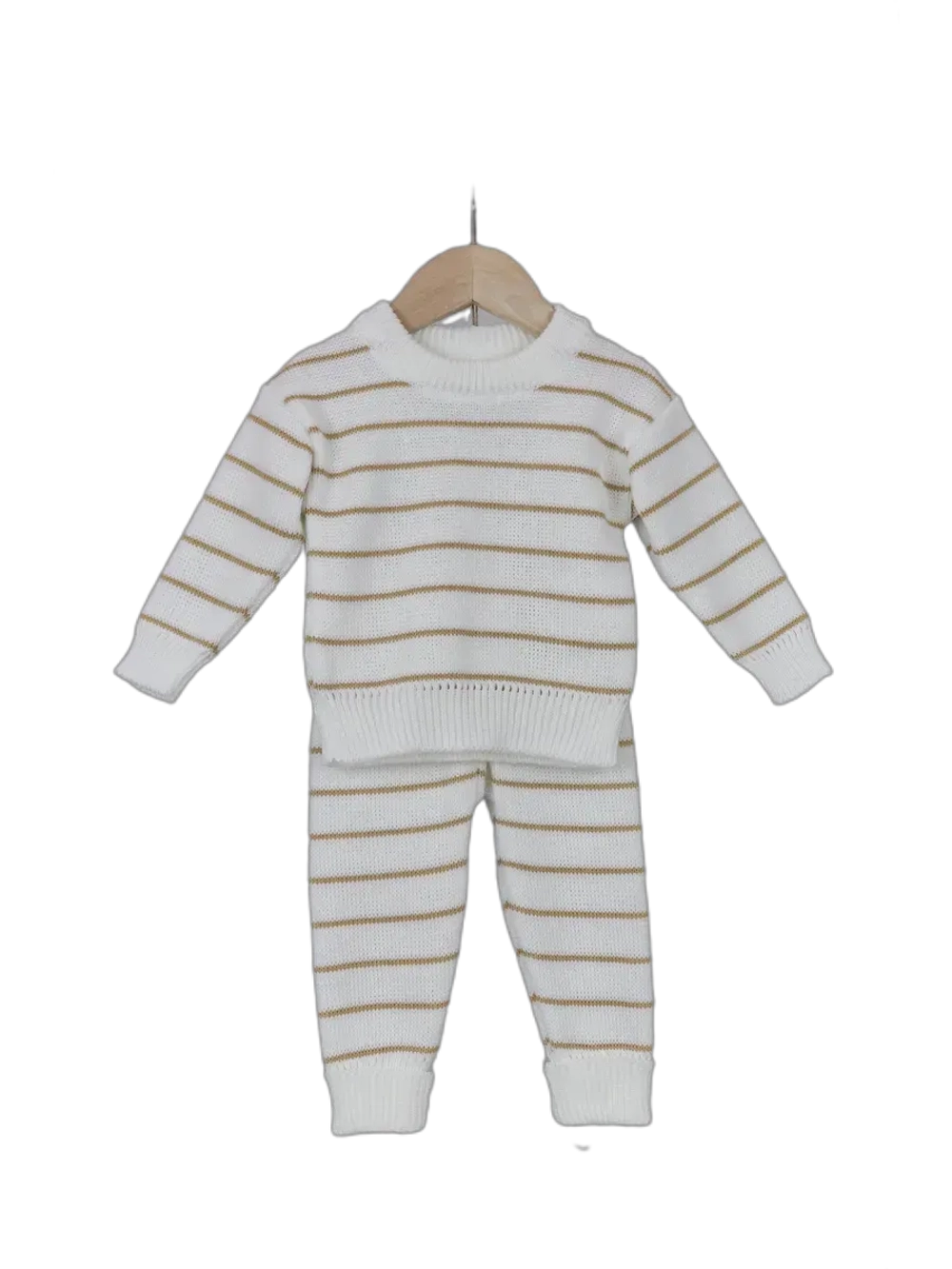 Костюм вязаный детский "Полоска"