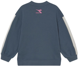 Кофта для девочки теннисная  Diadora Jg. Sweatshirt Crew Twinkle - небесный