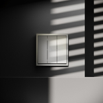 Выключатель встраиваемый VOLTUM S70 трехклавишный 10А, (шелк)