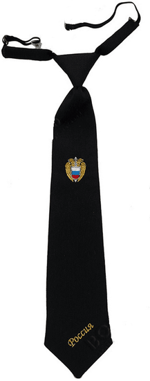 [М] Галстук-регат вышит. форменный ФСО РФ