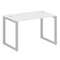 Metal System Стол письменный на О-образном м/к БО.СП-2 Белый/Металл Серый 1200*720*750