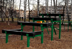 Полоса препятствий Разрушенная лестница