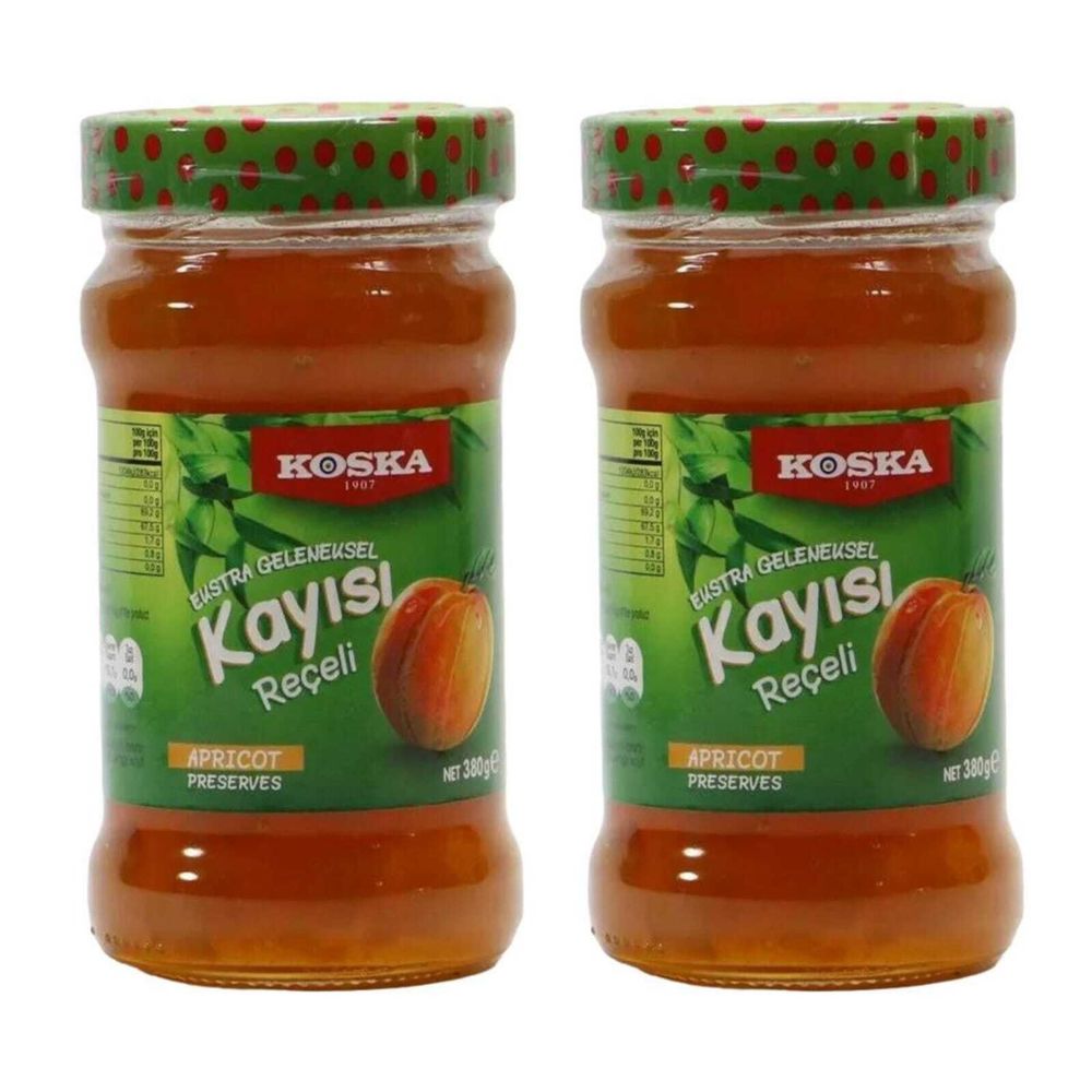 Варенье абрикосовое Koska 380 г, 2 шт