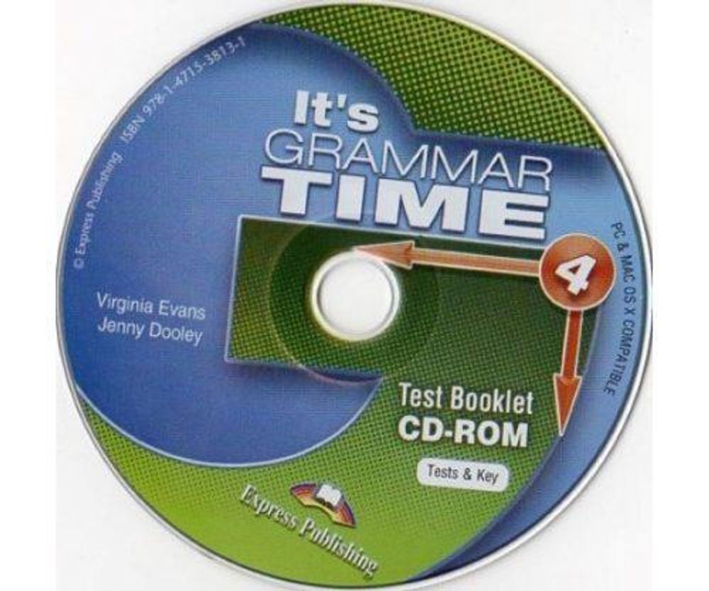 It&#39;s GRAMMAR TIME 4 Test booklet CD-ROM