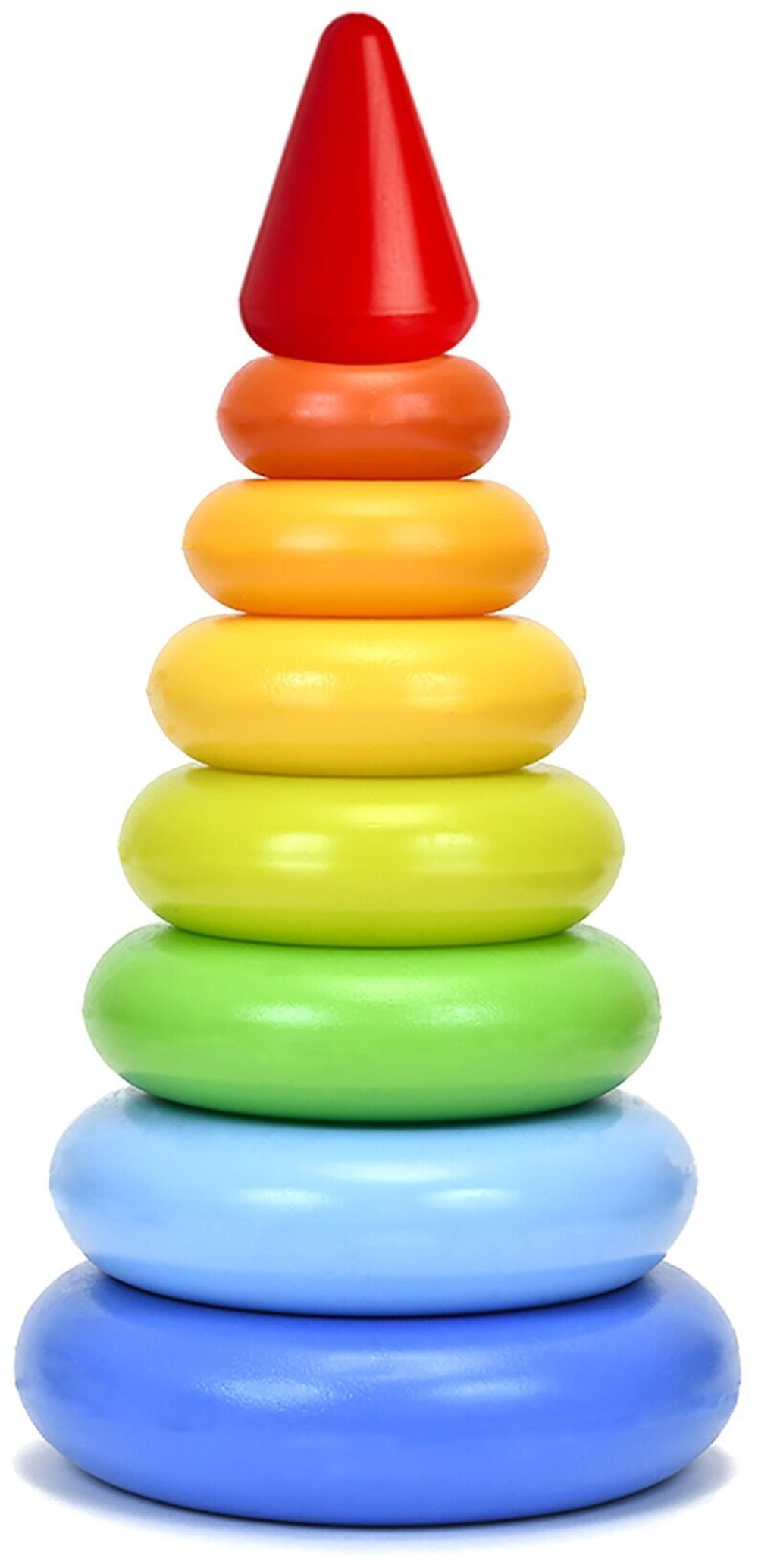 9649/Пирамида "Собирайка", 38 см (в сетке, 9 дет.)/3