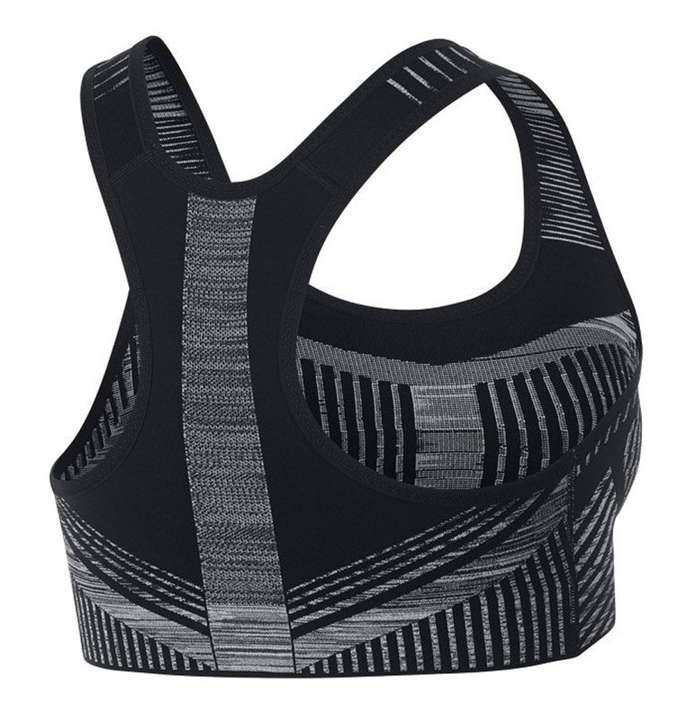 Теннисный бюстгальтер Nike FE/NOM Flyknit Bra W - black/white