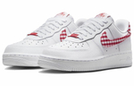 Кроссовки Nike Air Force 1 Low "Red Gingham" (Женская размерная сетка)
