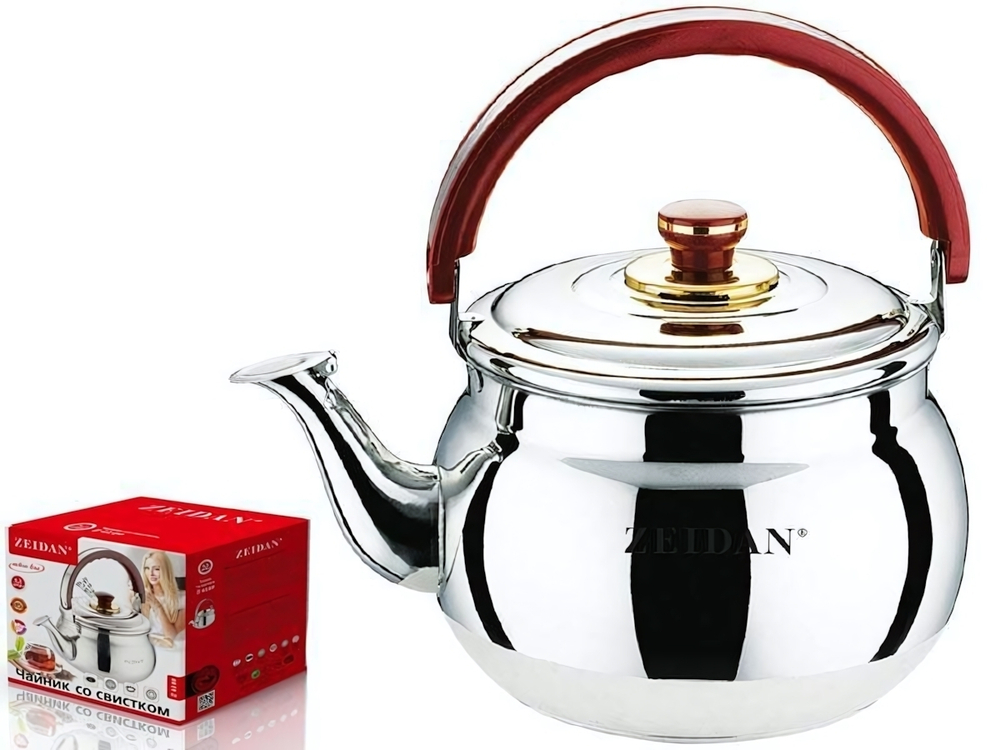 Чайник 3,7л со свистком нерж.сталь Z-4150